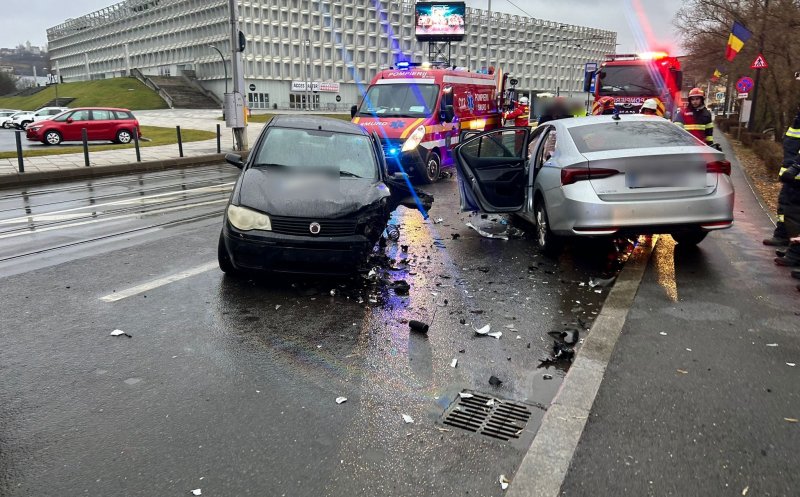 Accident grav cu o victimă lângă Cluj Arena. Descarcerarea a intervenit