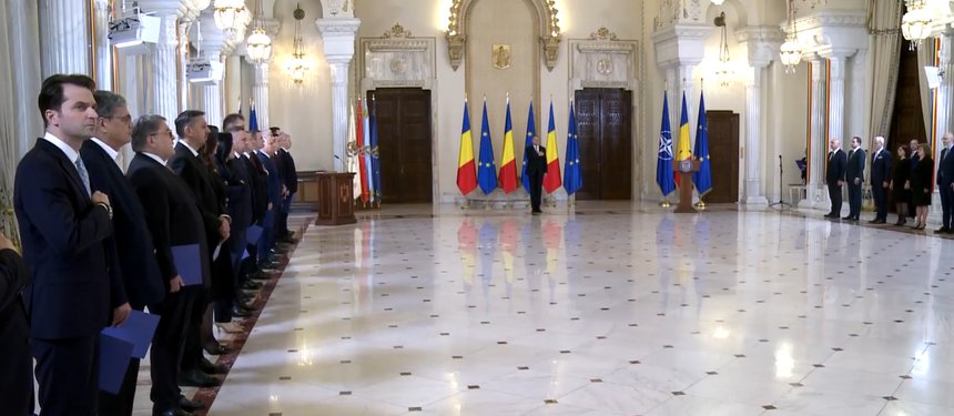 Noul Guvern Ciolacu a depus jurământul de credinţă la Palatul Cotroceni