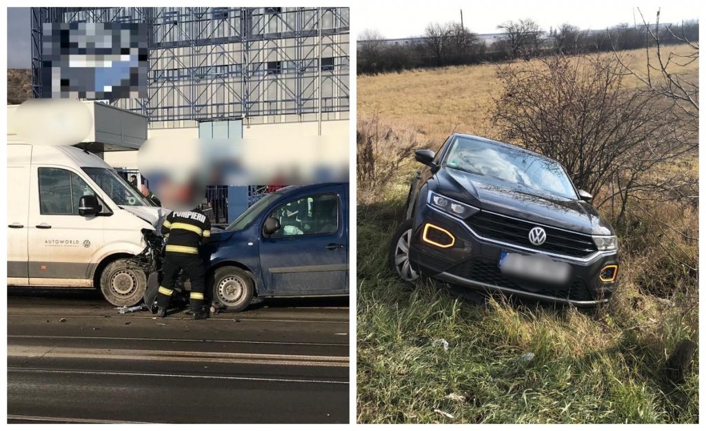 Cum s-a produs accidentul de pe Bulevardul Muncii. Șoferul era beat și a fugit de la locul faptei