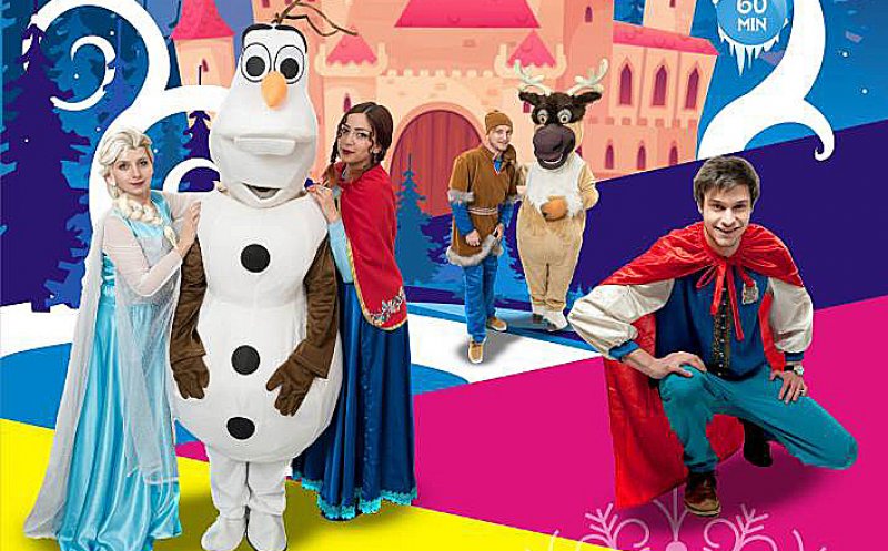 Elsa, Anna, Olaf, Kristoff și renul său prietenos aduc sâmbătă Regatul de Gheață la Cinema Dacia, în Mănăştur