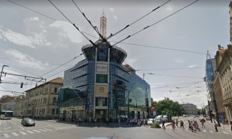 Dispare fațada de sticlă albastră! Așa va arăta sediul Băncii Transilvania din Mihai Viteazu