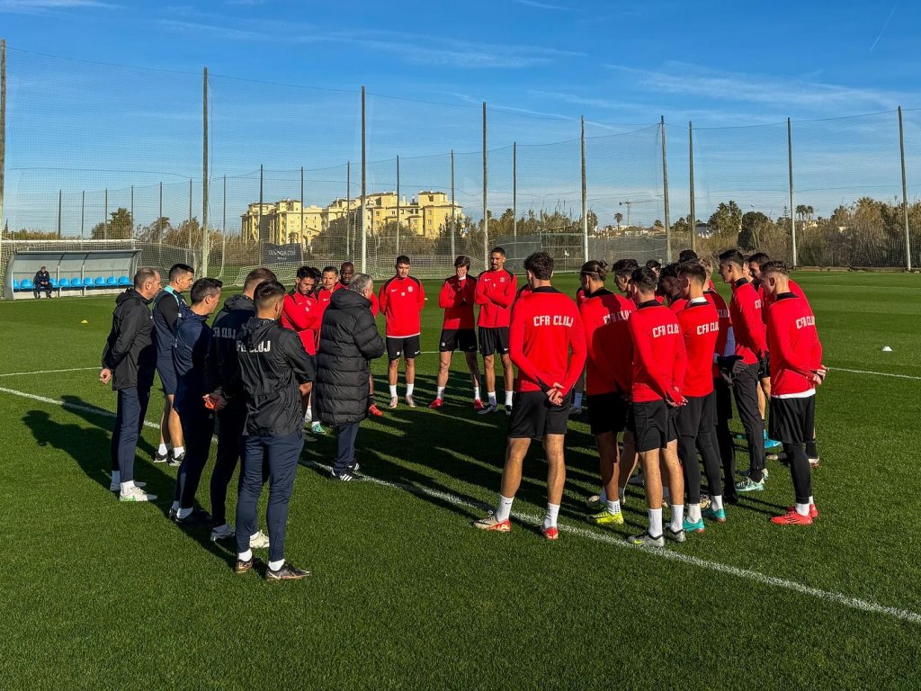 CFR Cluj, victorie în primul amical disputat în Spania