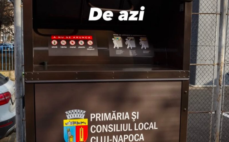 Cluj-Napoca: containere pentru colectare textile uzate pentru reutilizare și reciclare