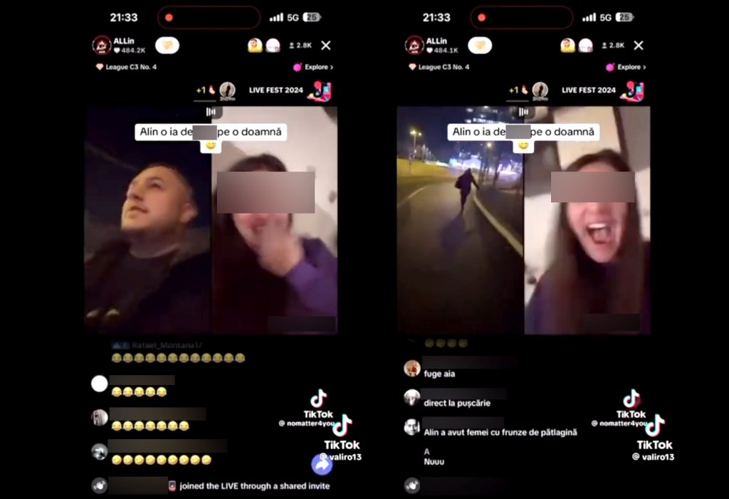 Femeie agresată pe stradă în urma unei provocări pe TikTok / Distracţie şi zeci de mii de like-uri + arest pentru 30 de zile