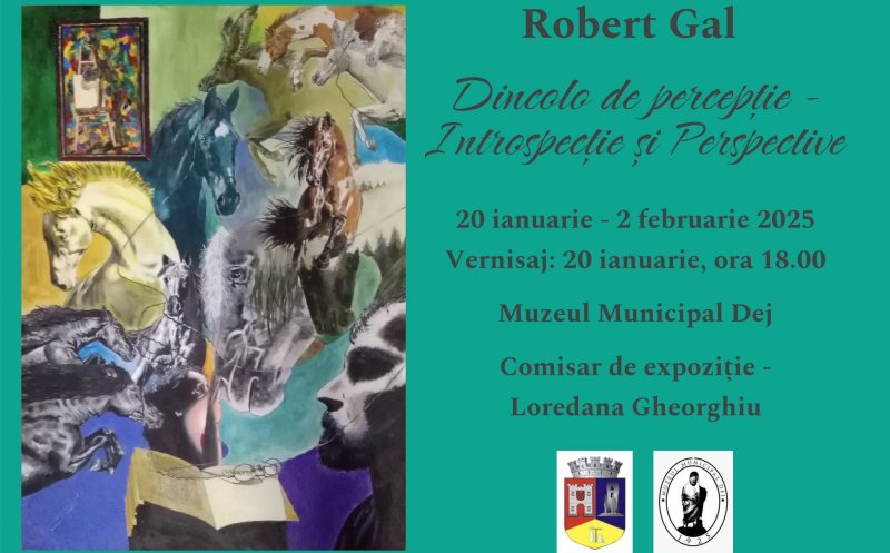 Expoziție de artă plastică „Dincolo de percepție, introspecție și perspective”, la Muzeul Municipal din Dej