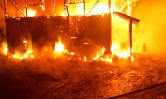 Incendiu de amploare în Gilău