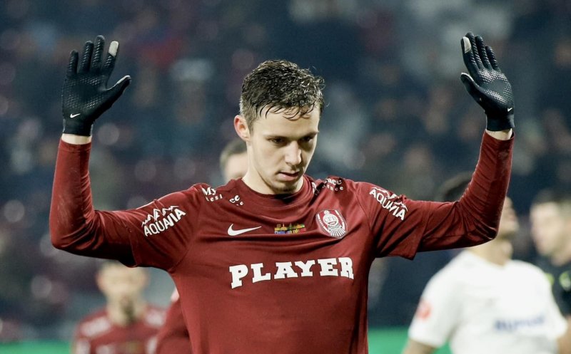 Louis Munteanu a reușit primul hat-trick la CFR Cluj: "De asta am venit în România, să mă bat la titlul de golgheter"