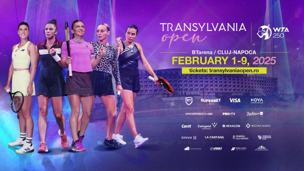 A fost tras la sorți tabloul principal al Transylvania Open 2025. Cu cine vor juca Halep, Cîrstea și Begu
