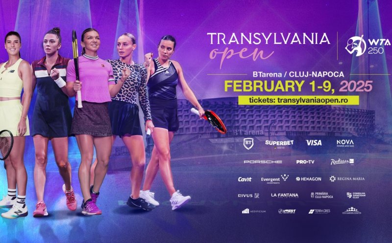 A fost stabilit tabloul principal complet al Transylvania Open 2025. Pe cine vor întâlni jucătoarele din România