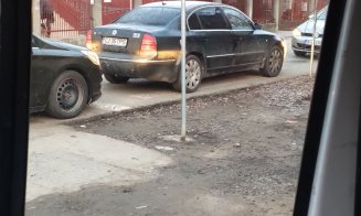 Rupe-ţi permisul, etapa parcat pe trecere / "Am mai parcat și eu așa și când m-am întors, mașina nu mai era acolo :))"