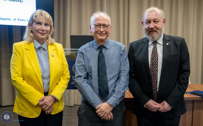 Un reputat imunolog francez, în vizită la UMF Cluj, unde a susținut și o conferință