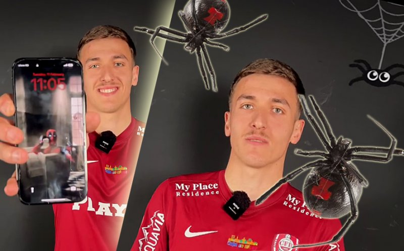 "Lindi" se teme de păianjeni / Ce meserie ar fi ales dacă nu era fotbalist
