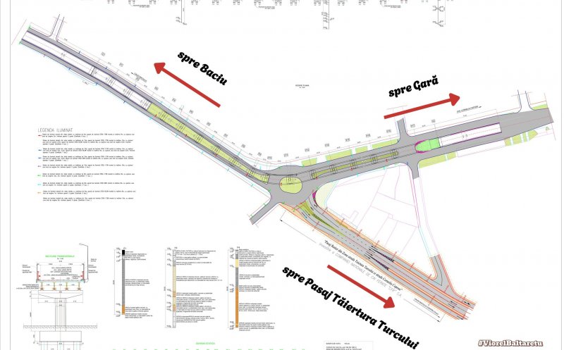 Noul pasaj de la intersecția Corneliu Coposu - Calea Baciului va fi suprateran / Cât costă și când va dura execuția