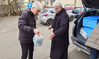 Parohia Ortodoxă „Sfântul Mare Mucenic Mina” a împărțit primele mese gratuite în cadrul proiectului „Împreună hrănim trupul și sufletul”