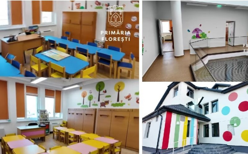 Grădiniță ultramodernă pentru 350 de copii din Florești. Educație la standarde europene, cu dotări de top