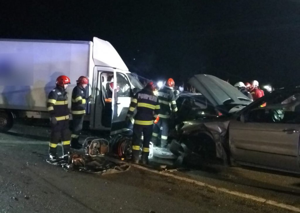 Cluj: Cum s-a produs accidentul din Nădășelu, în urma căruia trei persoane au fost rănite și trei mașini avariate