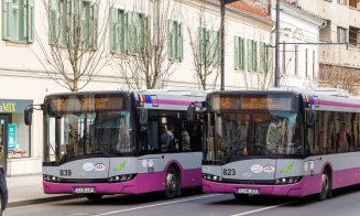 Mai multe autobuze și troleibuze pe câteva linii din Cluj-Napoca