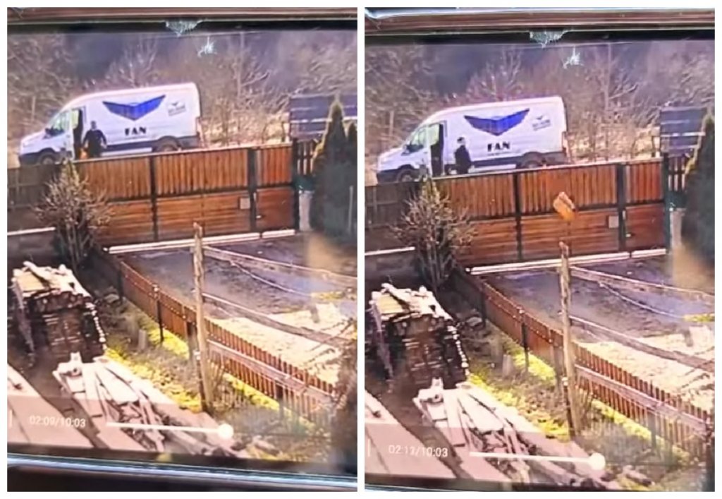 "Livrare expres" peste poartă. Un curier din Cluj a reinventat metoda de predare a coletelor