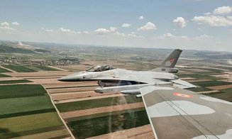 Escadrila 48 Vânătoare de la Câmpia Turzii, în formulă completă: Exercițiu tactic al noilor avioane F16