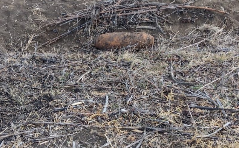 Bombă de 50 de kilograme din al Doilea Război Mondial, descoperită în județul Cluj