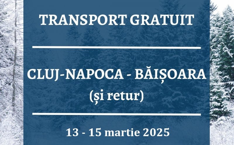 Autobuz  pentru deplasarea persoanelor cu dizabilități din Cluj-Napoca către Pârtia Buscat Ski Resort