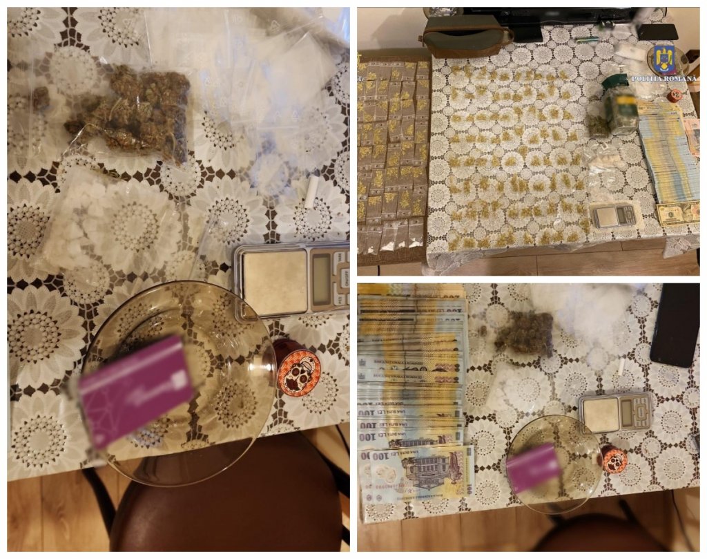Rețea de traficanți de droguri, destructurată la Cluj. Printre suspecți, doi fugari dați în urmărire națională