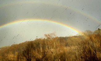 "Aoleu, câtă lume s-a uitat pe geam de acasă, numa eu eram la lucru?" / Spectacol pe cer surprins din Floreşti