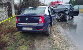 Trei tineri la spital, după un accident la Gilău