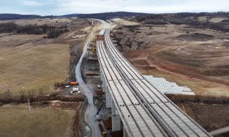 IMAGINI spectaculoase de pe A3. Cum arată acum viaductele de pe șantierul UMB  Zimbor - Poarta Sălajului