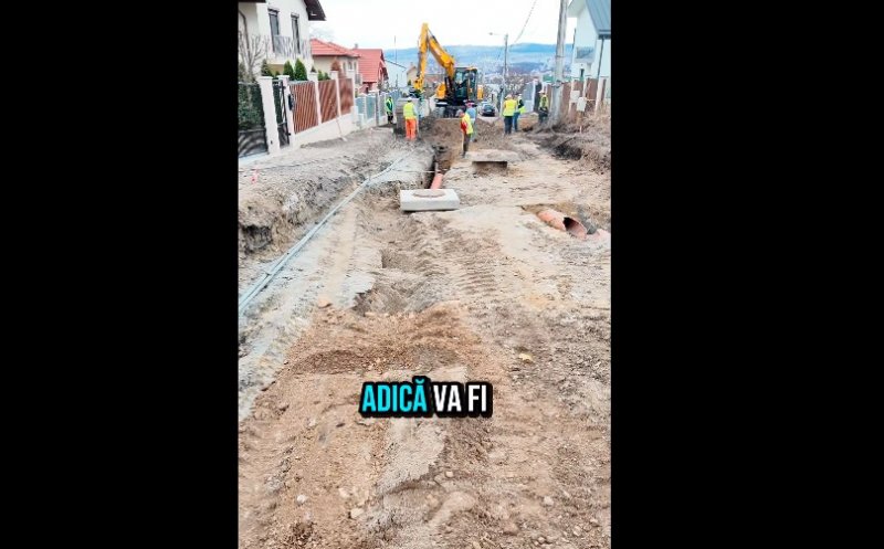 Lucrările de modernizare sunt în plină desfășurare pe strada Rubinului