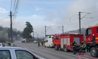 Circulaţie OPRITĂ pe DN1, mesaj Ro-Alert şi EVACUĂRI: Scurgeri de acid sulfuric dintr-o cisternă