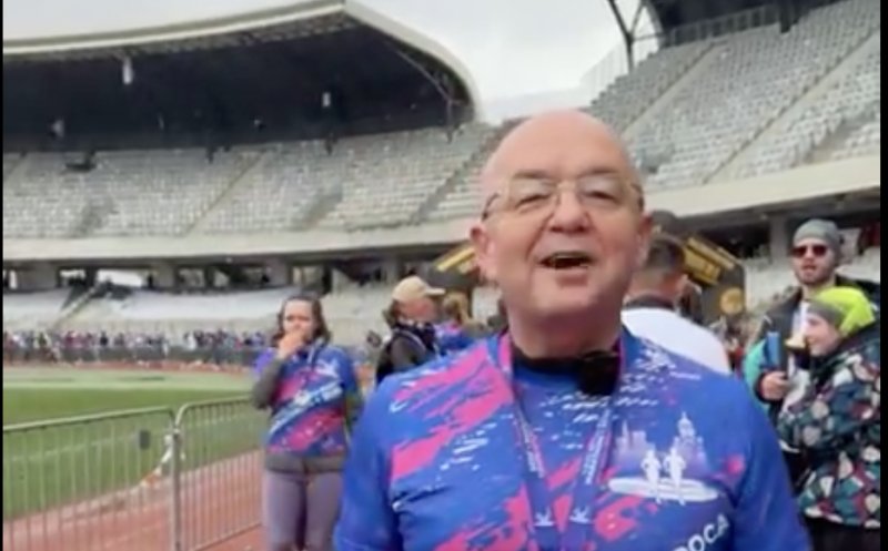 Primarul Emil Boc a alergat la Maratonul Internațional de la Cluj-Napoca: „Cel mai important e să faceți mișcare”