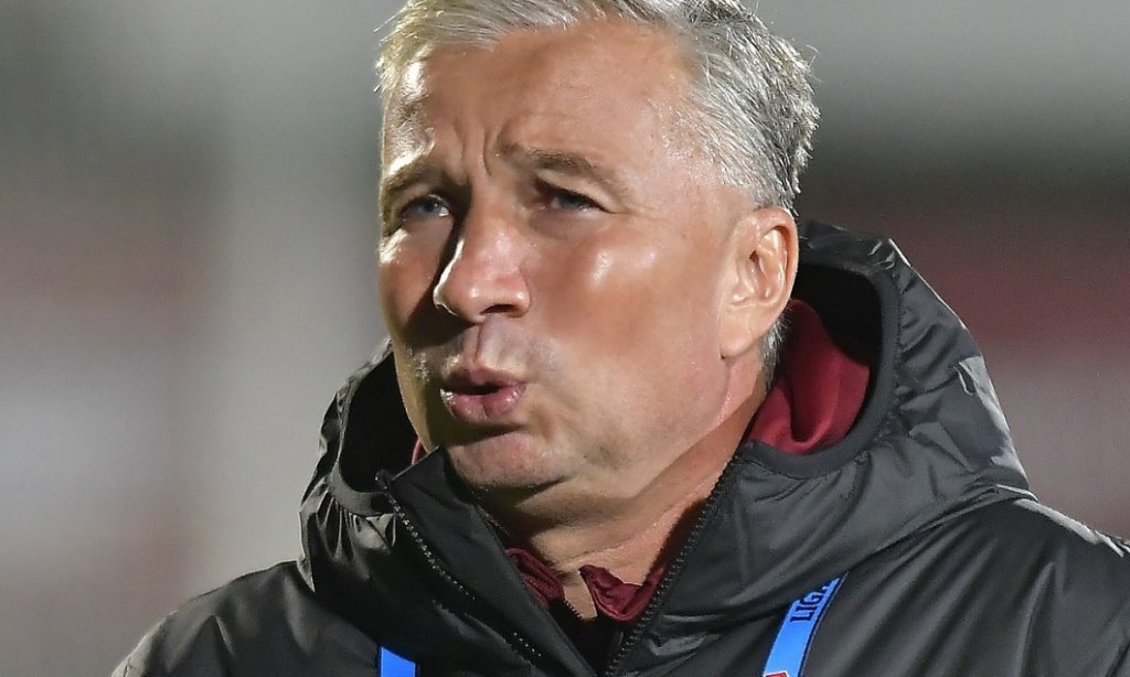 Reacţia lui Dan Petrescu după controversatul penalty primit de FCSB în meciul cu "U" Cluj