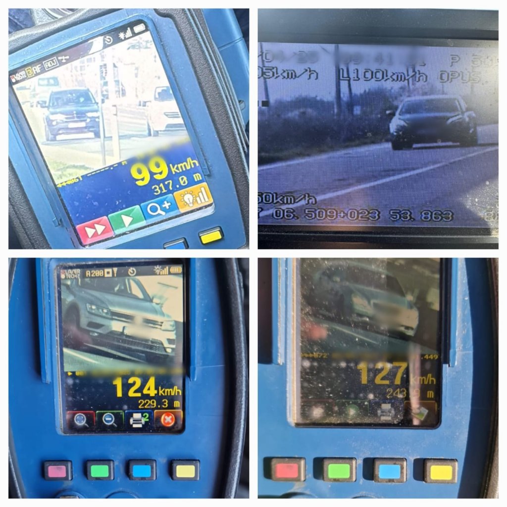 Vitezoman din Cluj amendat de două ori în aceeași dimineață: de la 84 la 120 km/h în 15 minute