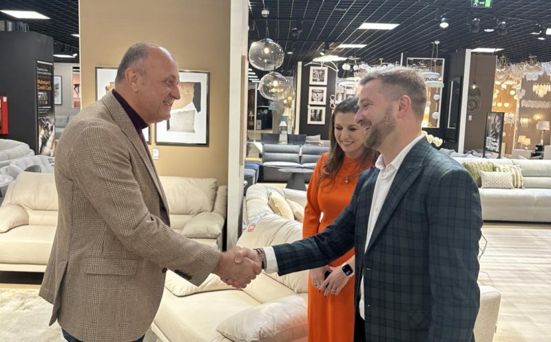 Primarul Pivariu, invitat de Dan Șucu la deschiderea noului său magazin: „Este impresionant să vedem cum jucători mari investesc în Florești”