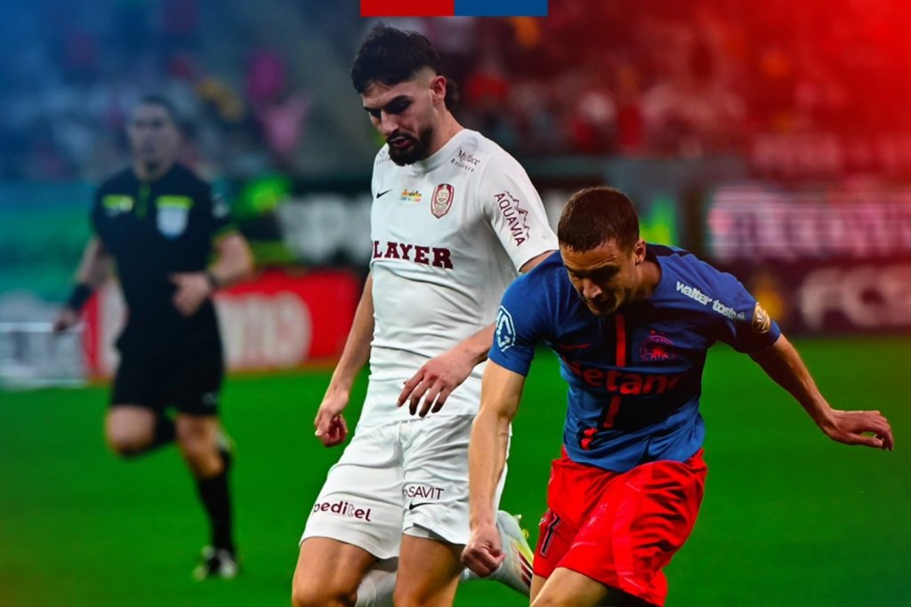 Titlul, din ce în ce mai departe de Gruia. CFR Cluj a pierdut în fața FCSB-ului