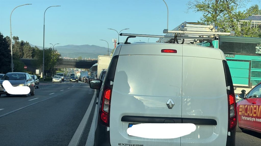 Accident rutier la ieșire din Cluj-Napoca spre Florești