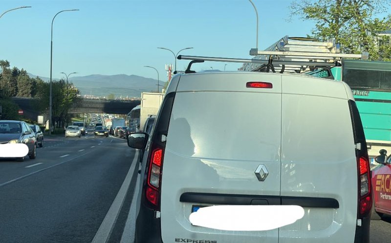 Accident rutier la ieșire din Cluj-Napoca spre Florești