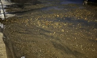 Străzi și curți inundate în Florești după furtuna de aseară / ”Anul asta pot trece de la barca cu vâsle, la barcă cu motor. Poate la anu' îmi iau yaht