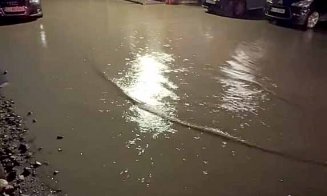 Străzi și curți inundate în Florești după furtuna de aseară / ”Anul asta pot trece de la barca cu vâsle, la barcă cu motor. Poate la anu' îmi iau yaht