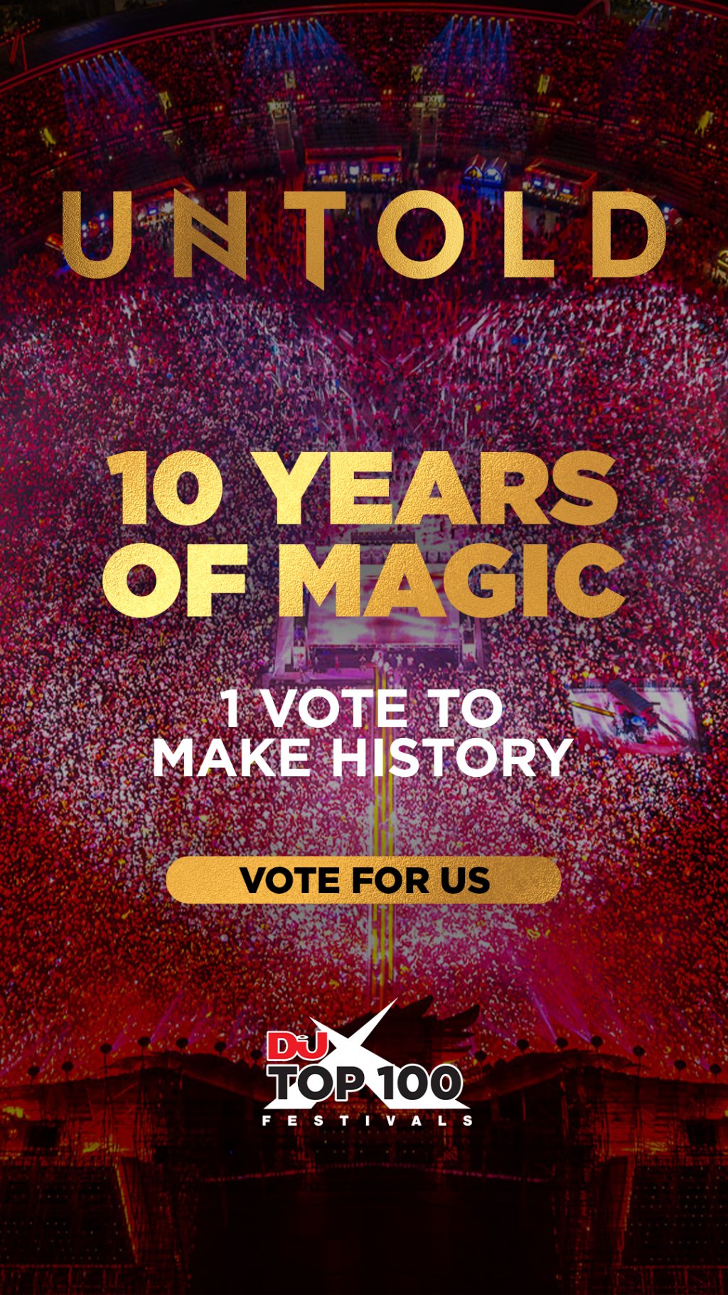 Votează Untold în Top 100 cele mai mari festivaluri ale lumii
