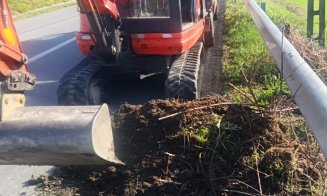Un nou drum județean din Cluj a intrat în reparații. Tișe: „Vremea este mai mult decât favorabilă, motiv pentru care desfășurăm lucrări pe mai multe d