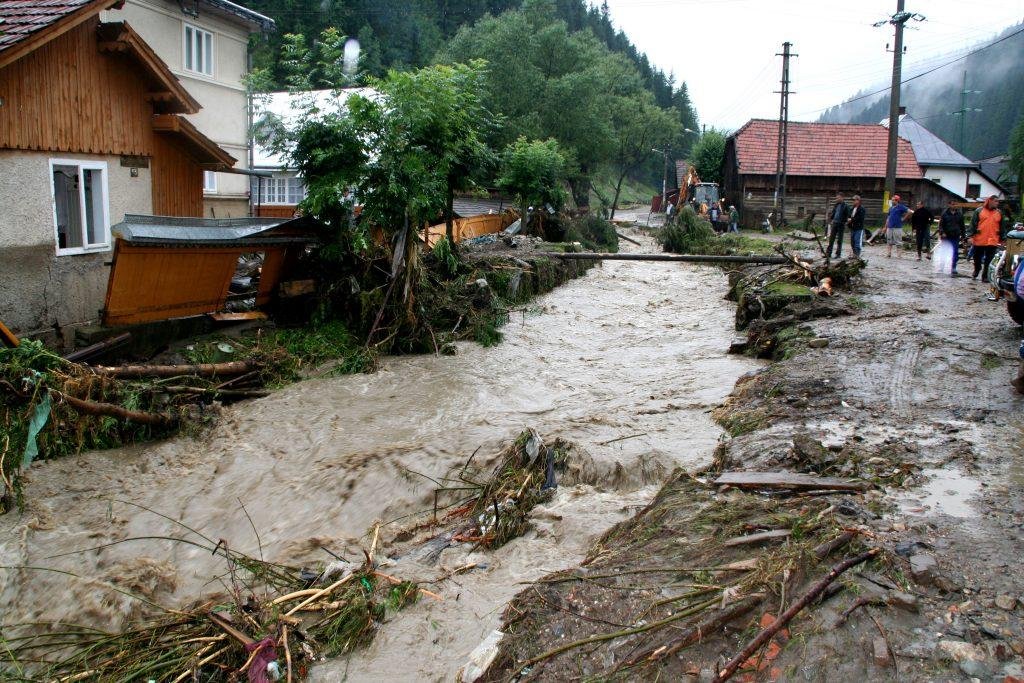 Cod galben de inundații pe râurile din Cluj