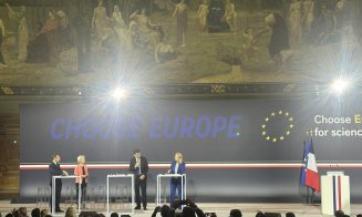 Rectorul UMF Cluj, Anca Buzoianu, la lansarea Choose Europe for Science de la Paris, la invitația președintelui Emmanuel Macron