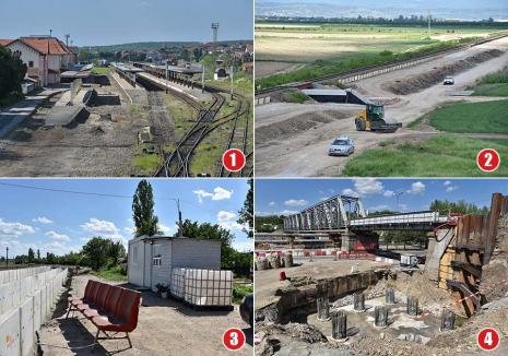 CFR recunoaște: 2 loturi din modernizarea liniei de cale ferată Cluj - Episcopia Bihor NU vor fi gata la timp