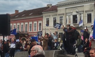Mii de clujeni la Marșul pentru Europa: '' viitorul nostru e Europa”