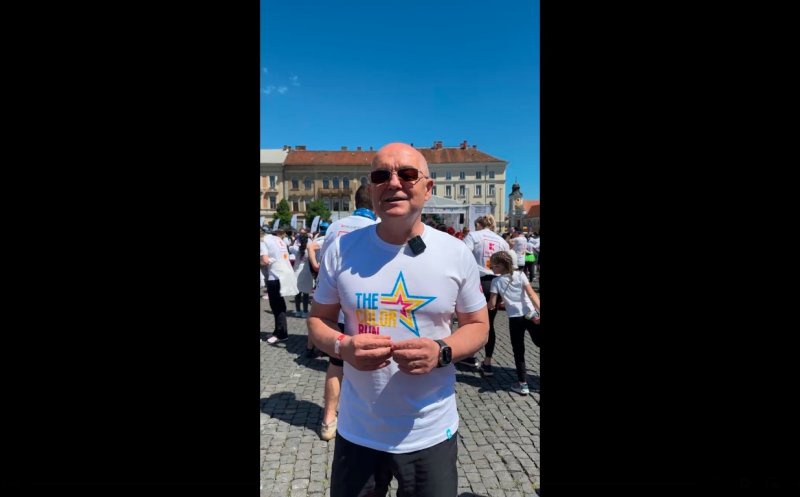 Primarul Clujului, la Color Run: ''Nu contează timpul, ci cât de viu ești''