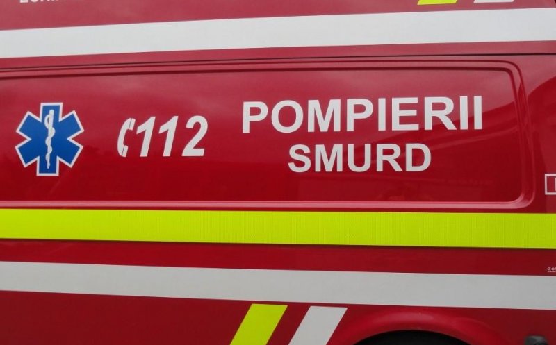 Bărbat căzut de pe schelă în Cluj. A fost transportat de urgență la spital
