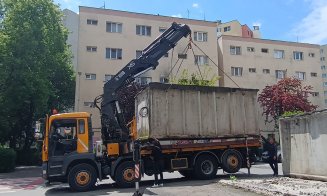 S-au "evaporat" şi garajele de pe Bucegi, din Mănăştur. Continuă demolarea