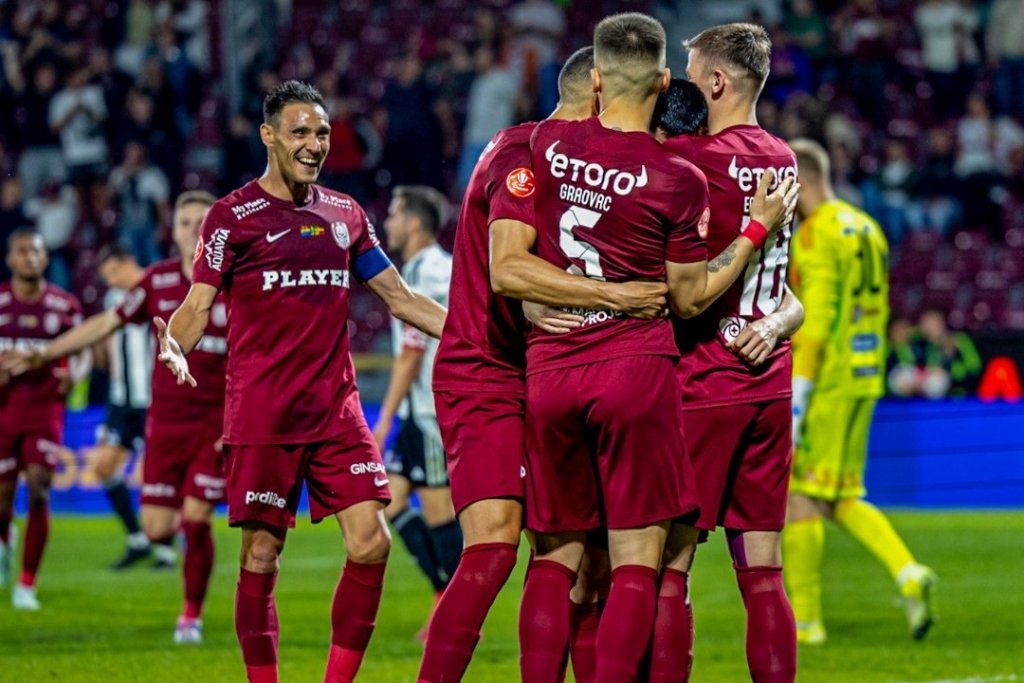 Un jucător de la CFR Cluj, inclus în echipa ideală a etapei din Superligă